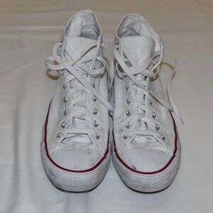 COPY - Converse Men's Chuck Taylor Hightop Sneakers in White- Size 10